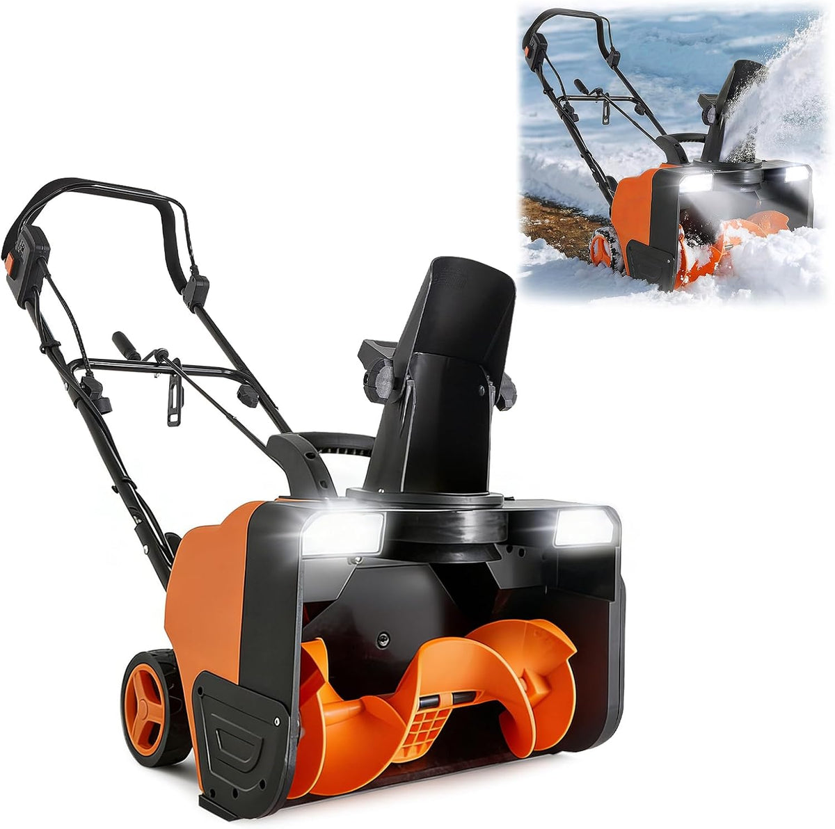 VEVOR 20 in. Corded Electric Snow Blower