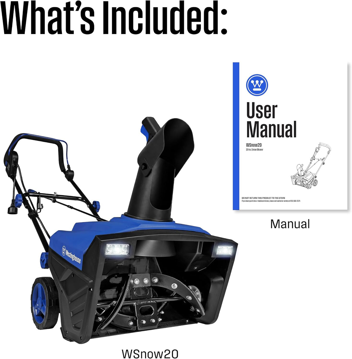 Westinghouse WSnow20 Corded Electric 20 in. Snow Blower