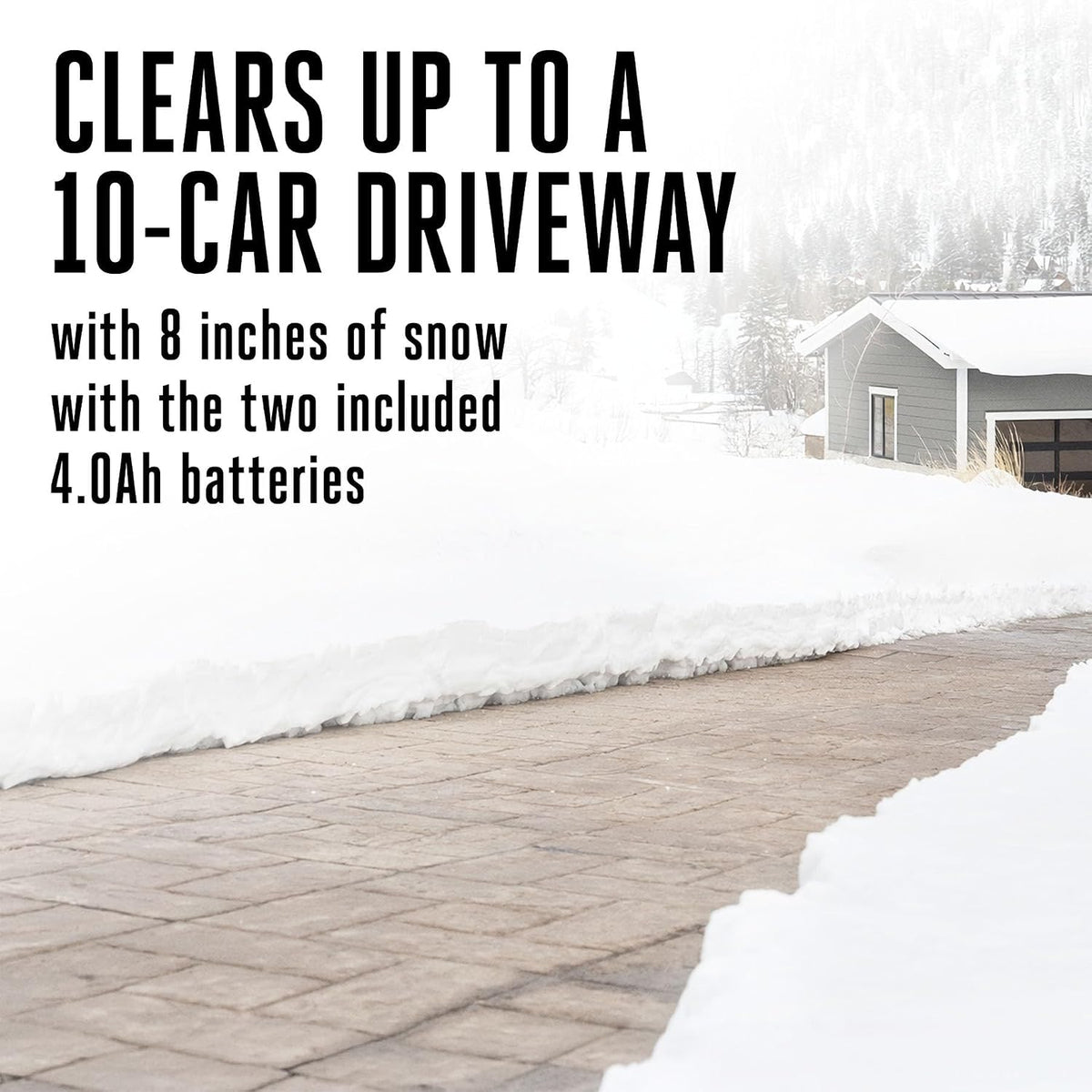 EGO Power+ SNT2122 21 in. Cordless Snow Blower (with 2x 4Ah Batteries)