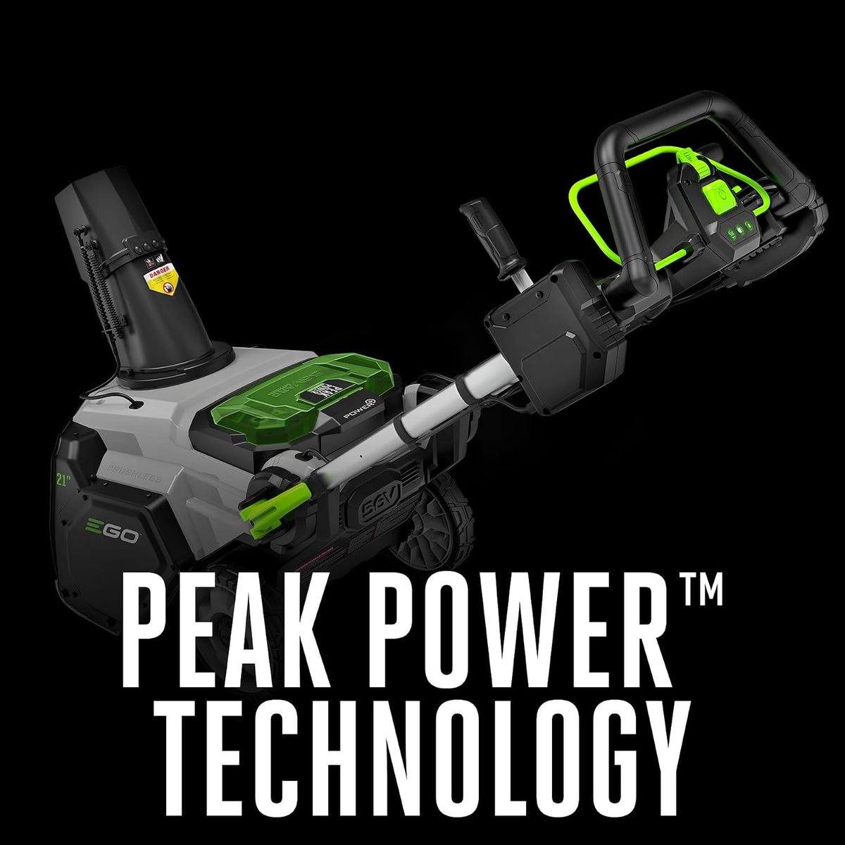 EGO Power+ 21 in. Single-Stage Cordless Snow Blower (with 2x 6Ah Batteries)