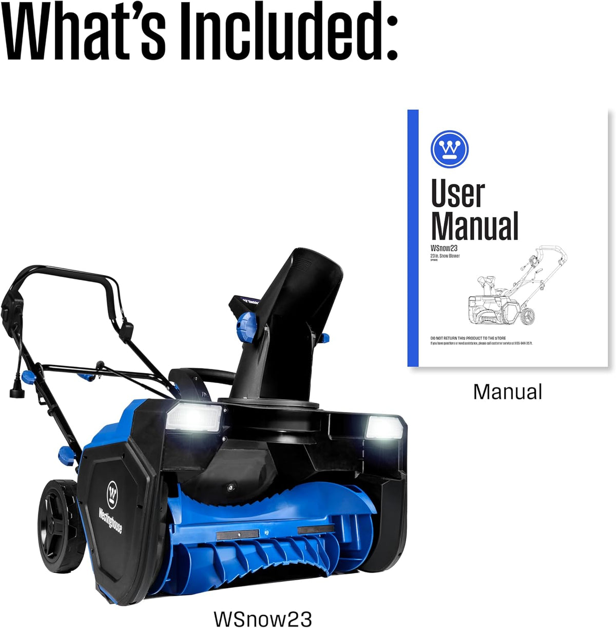 Westinghouse WSnow23 Corded Electric 23 in. Snow Blower