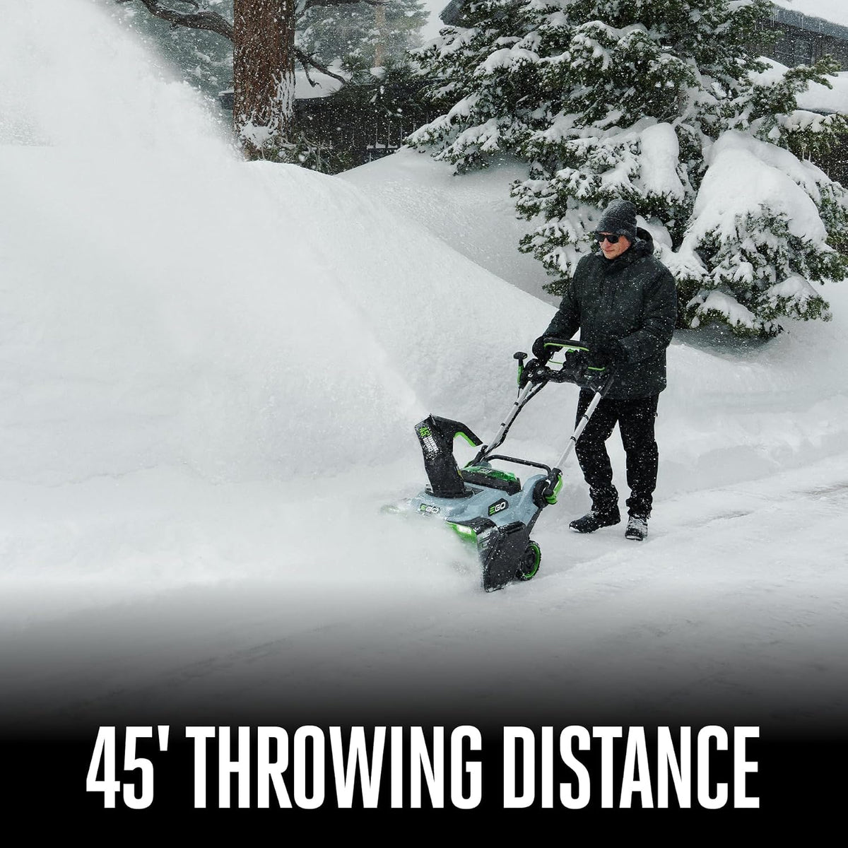 EGO Power+ 21 in. Single-Stage Cordless Snow Blower (with 2x 6Ah Batteries)