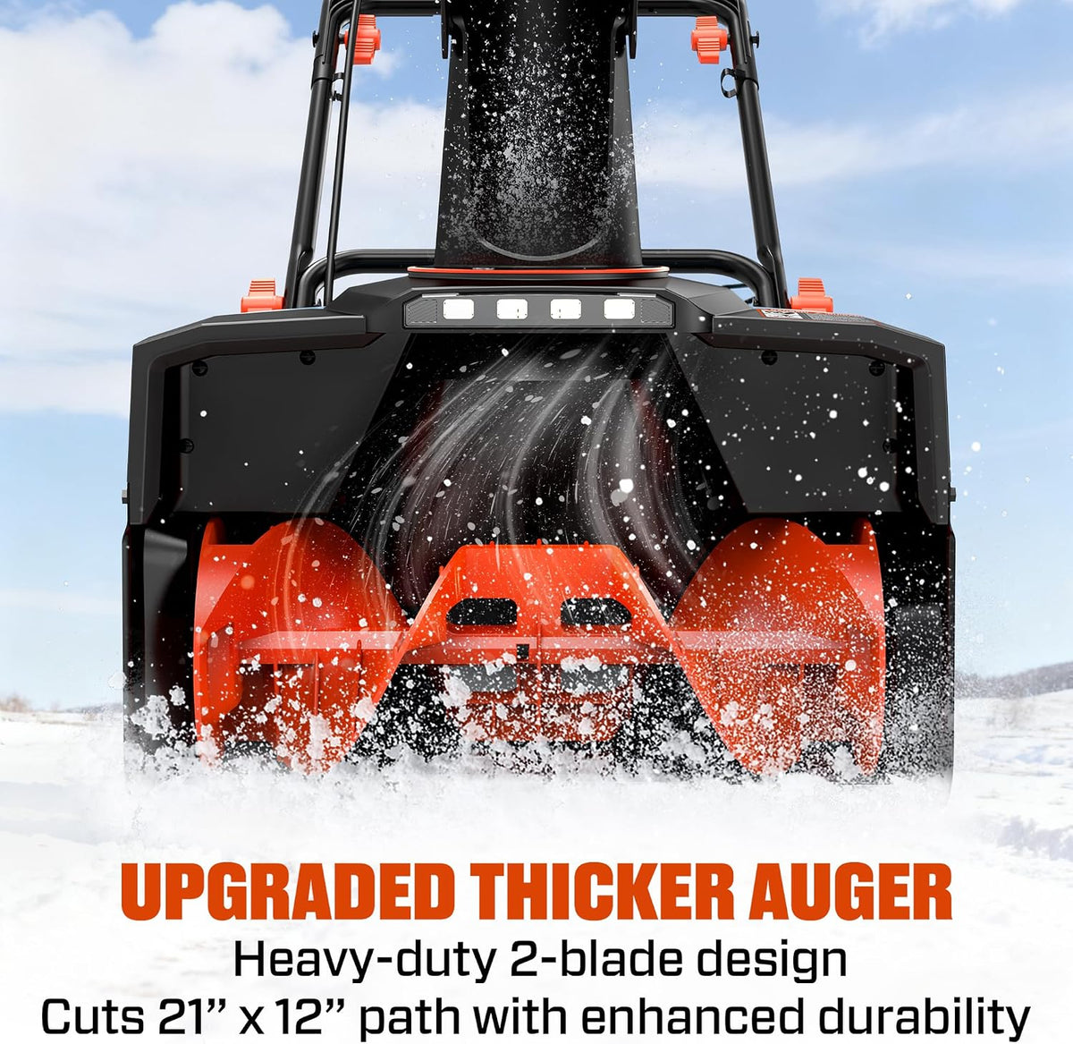 SENIX 21.2 in. 15-Amp Corded Electric Snow Blower